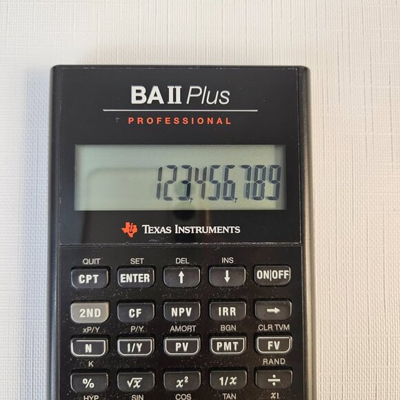 Texas Instruments BA II Plus Professional Business Financial Calculator - Picture 2 of 6
